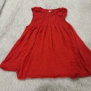 Gap orange polka dot summer top size medium